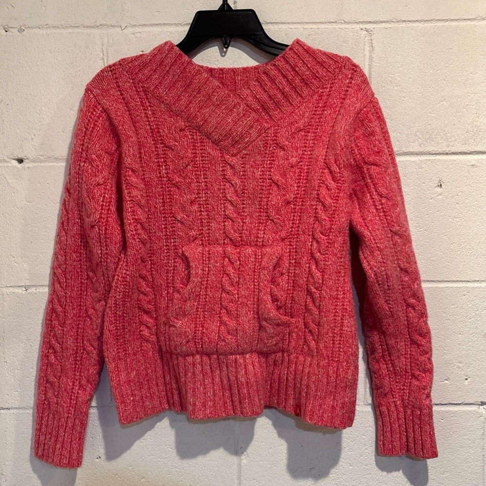 Vintage Eastern Mountain Sports pink wool blend sweater pullover